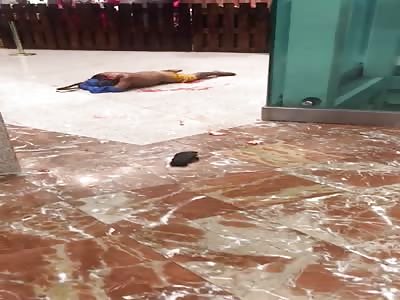 SUICIDE inside a shopping mall