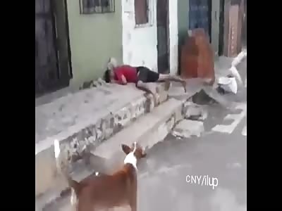 BRUTAL PUNISHED WITH STONES IN THE HEAD AND ALL THE BODY