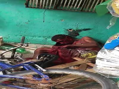 HOMICIDE. MAN WITH HEAD SHOT