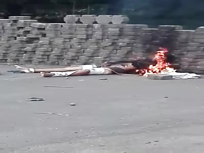 Policeman Burned to Death by Terrorists in Nicaragua