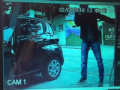 Policeman Shoots a Robber in the Back Killing him