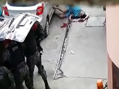 police pursuit .. It ends with the life of three thieves