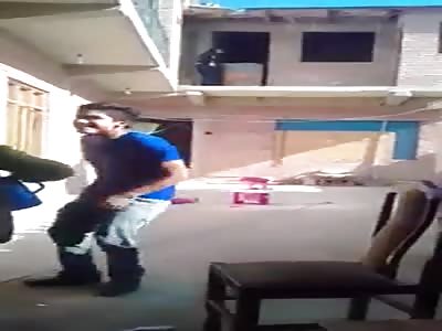 Drunk Girl Student Falls from Second Floor