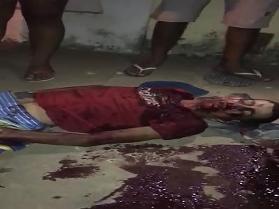 man killed with several shots