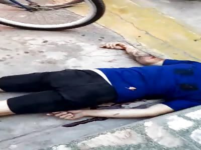 man killed with several shots