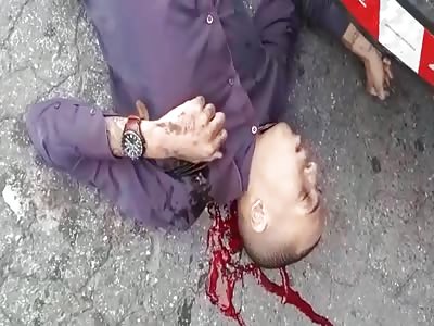 Murder thief receives shot