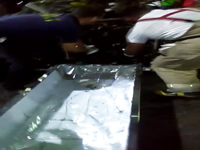 Fully calcined body after accident