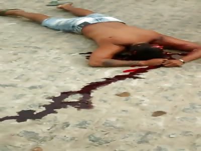 Man riddled with head shots