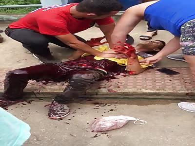 horrible agony, waiting for death