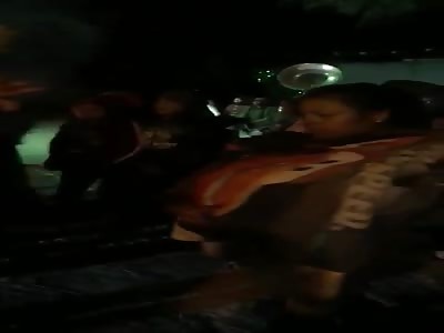 Five dead and seven seriously injured were the balance of the explosio