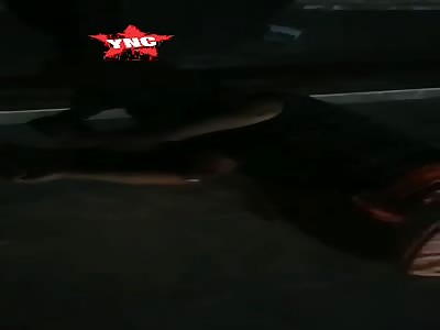 Thief in agony after receiving punishment