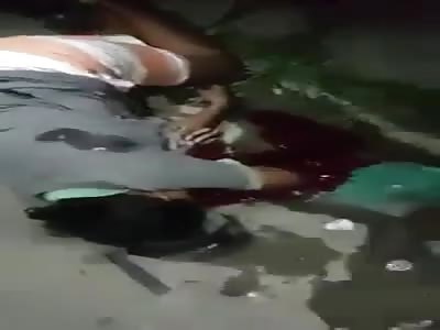 Murdered man with head shot