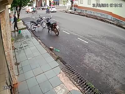 CCTV. Accident