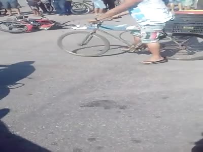 Man with his head crushes after accident