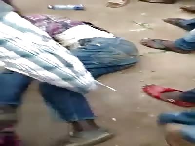 thief after receiving his punishment