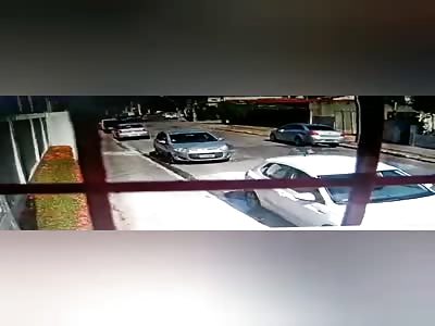 CCTV. Motorcyclist loses his life