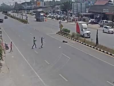 CCTV. Accident 