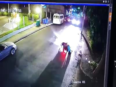 CCTV. Accident