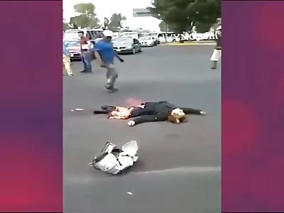 Terrible! That's how the police officers were left who were hit by a g