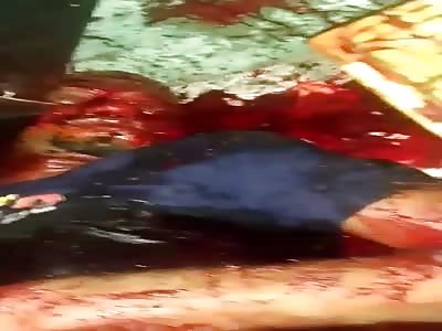 Two Guys Slashed to Death with Machete with Wounds all Over their Bodies