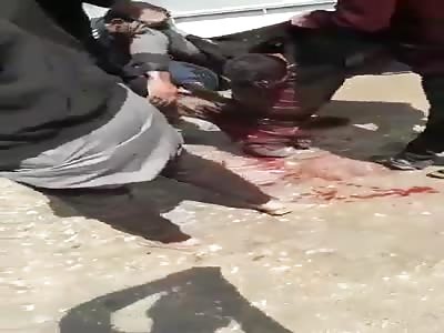 The bombing of the forces of the Syrian regime Nusiri on Muslims in ru