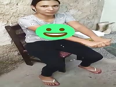 Cute Girl Punished for Dating Rival Gang Member