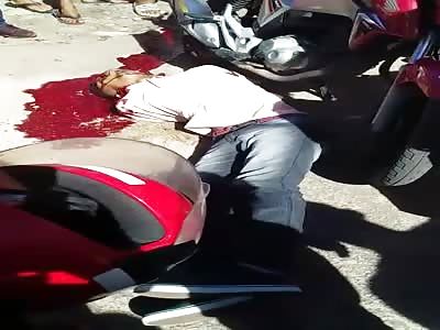 Murdered man with head shot