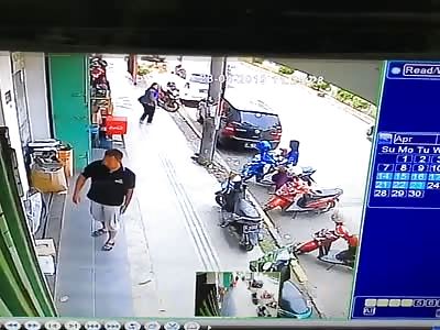 CCTV. Accident