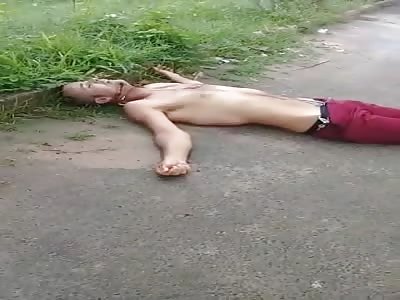 Murdered man with head shot