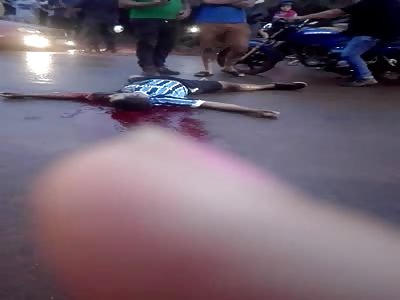 Murdered man with head shot