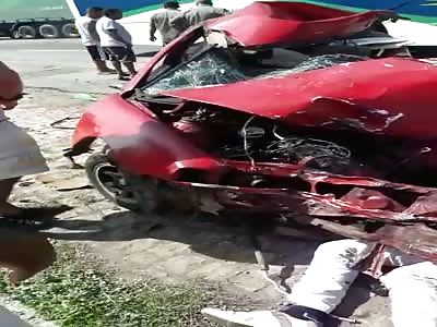 Accident...Man in agony