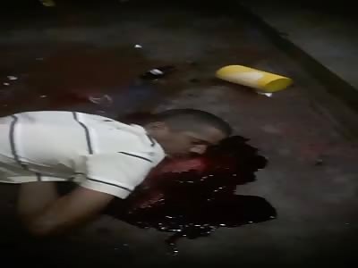 He's Taking his Last Gasping Breaths