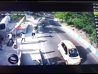 Stone, machete and bullet were members of the same family