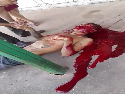 Agonizing after shots (another angle)