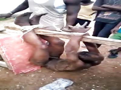 Cruelly Tortured for Stealing.