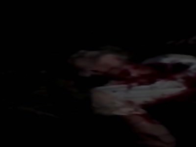 Brutally murdered in the street