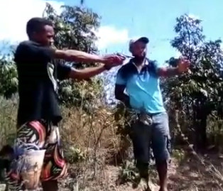 Palm Shooting as a Punishment for Stealing