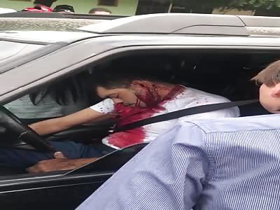 Man executed inside his car