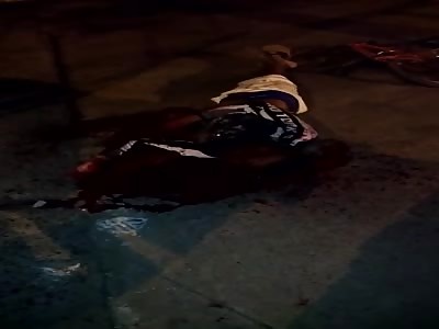 Murdered man with head shot