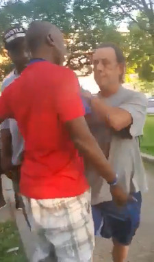 Short Argument Ends With Tough Kick