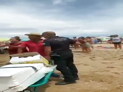 Street vendor stabbed police officers who seized his car