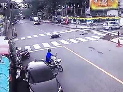 CCTV. Accident