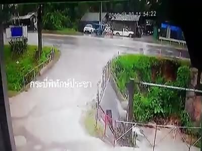 CCTV. Accident