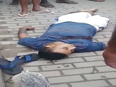 Murdered man with head shot