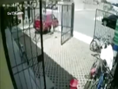 CCTV. Accident