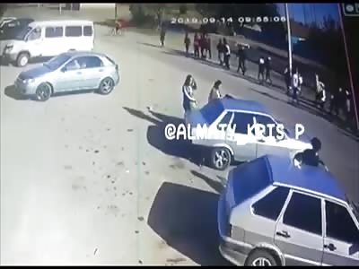 Crazy at the wheel Kazakhstan