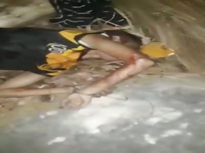 With stab wounds, gunfire and signs of torture, body of man is abandon