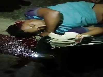 Murdered man with head shot