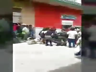Machete Wielding Man Taken Out (Full Version)
