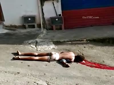 Murdered man with head shot